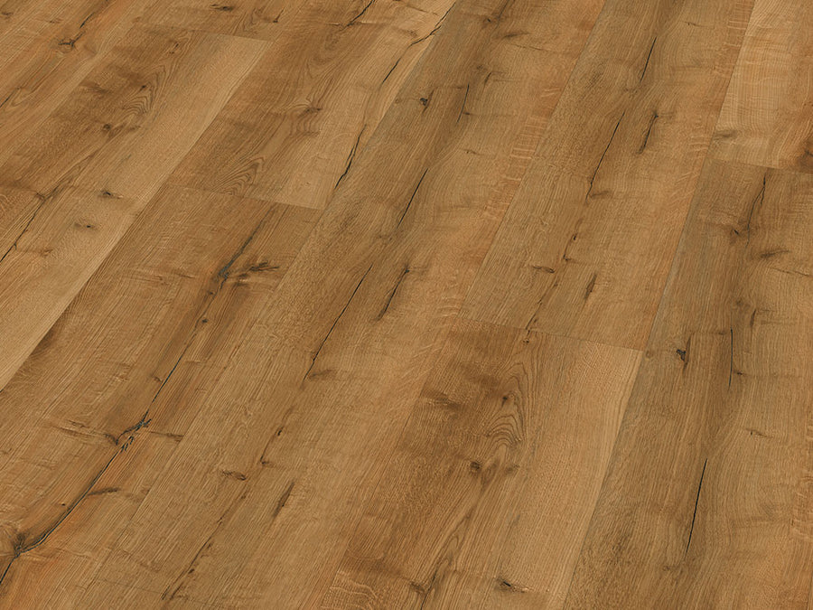 Click-Vinyl CHECK comfort 2516 Tajo Eiche Lang- und Breitdiele inkl. Trittschall (Kork)
