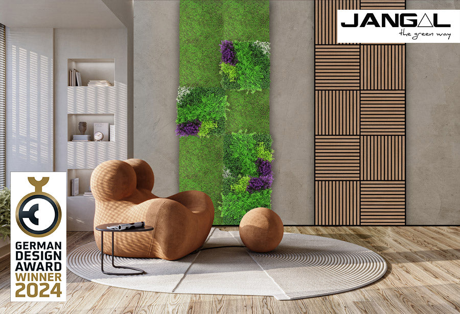 Wandpaneel Jangal Modular Wall 11107 Forest Green Ancient Tree 52 x 52 cm
