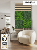 Wandpaneel Jangal Modular Wall 11112 Mixed Green Design Buxus 52 x 52 cm