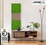 Wandpaneel Jangal Modular Wall 11121 Lime Green Design Moos 52 x 52 cm