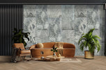 Wandpaneel Check real stone 20003 Glimmerschiefer Silber 122 x 61 cm