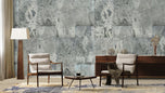Wandpaneel Check real stone 20003 Glimmerschiefer Silber 122 x 61 cm