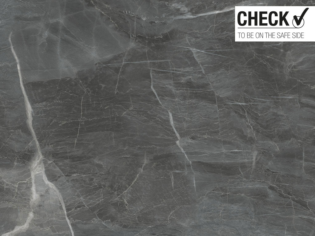 Click-Vinyl CHECK One 2159 Levin Marmor Hochglanz-Fliese XL inkl. Trittschall Standard