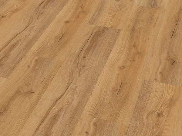 Click-Vinyl CHECK comfort 2507 Agullana Eiche Breitdiele inkl. Trittschall (Kork)