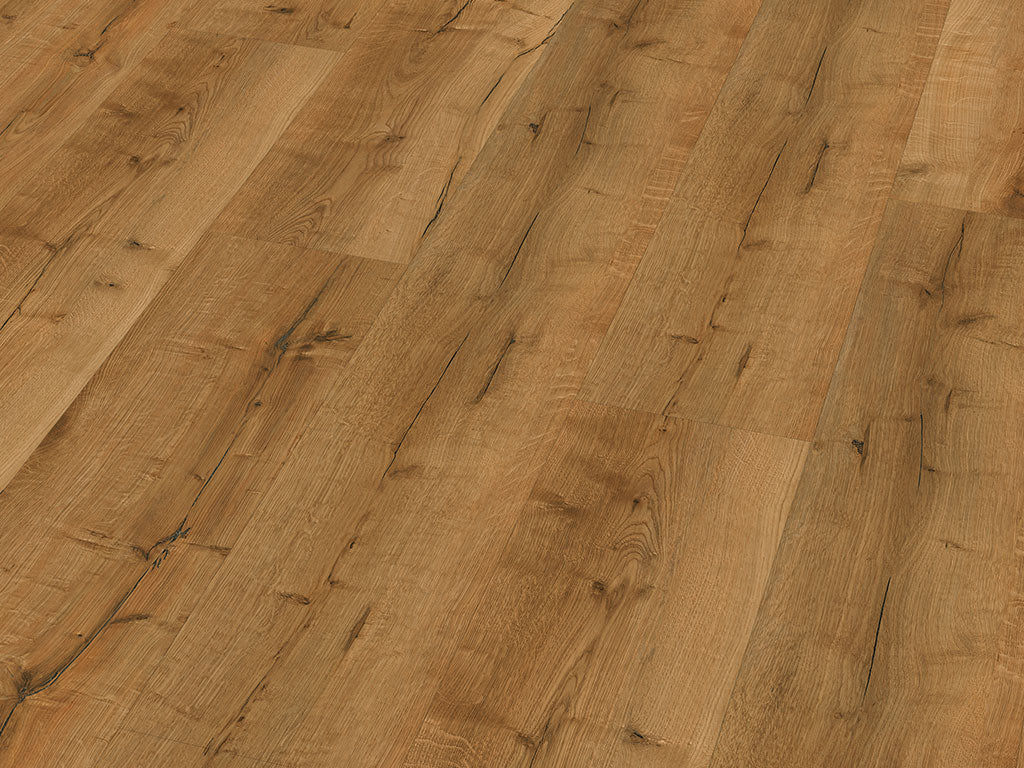 Click-Vinyl CHECK comfort 2516 Tajo Eiche Lang- und Breitdiele inkl. Trittschall (Kork)